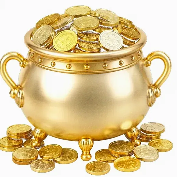 Coin-filled cauldron — NightWin Casino